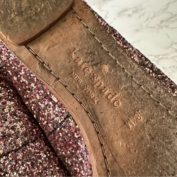 Kate Spade | Pink Glitter Ballet Flats - Picture 6 of 10